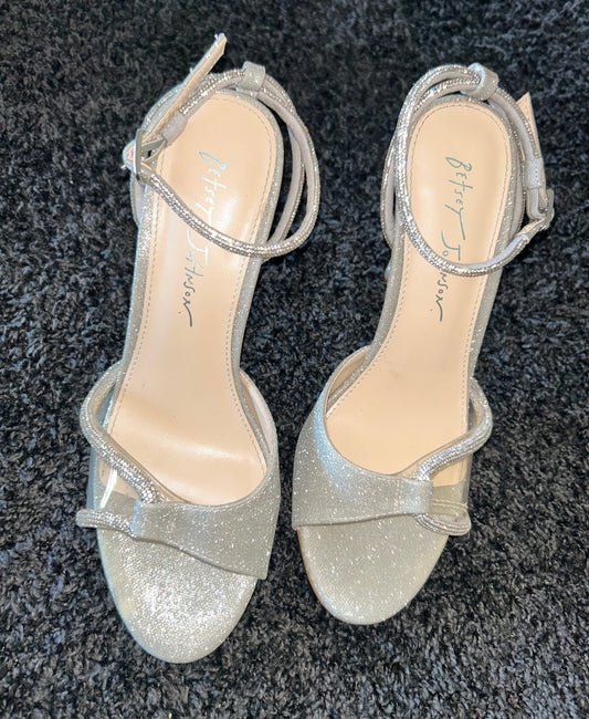 Betsy Johnson Silver Heels