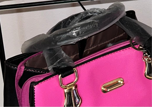 Blk/Pink Lovergirl Tote