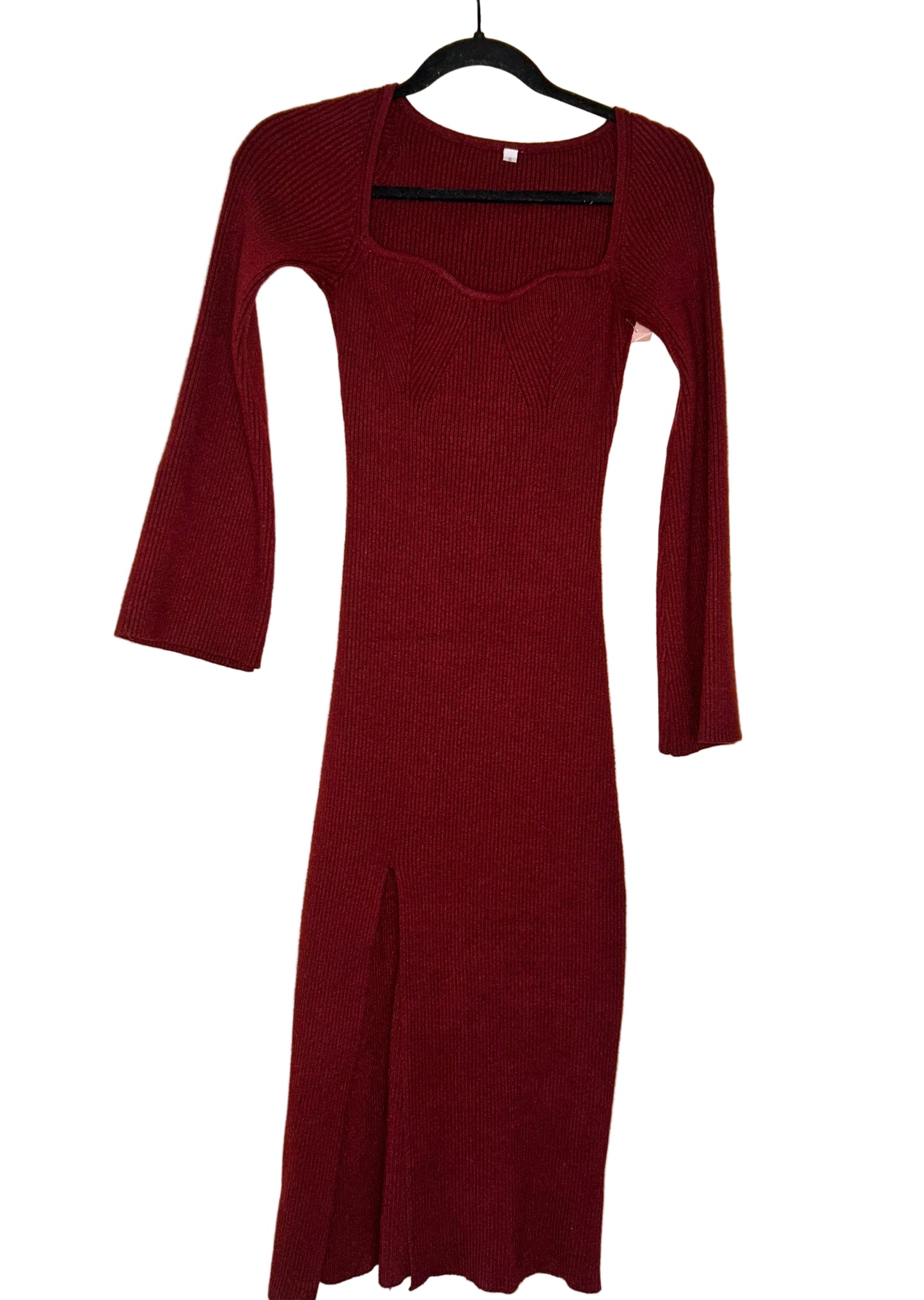 Sweater Dress Crimson S