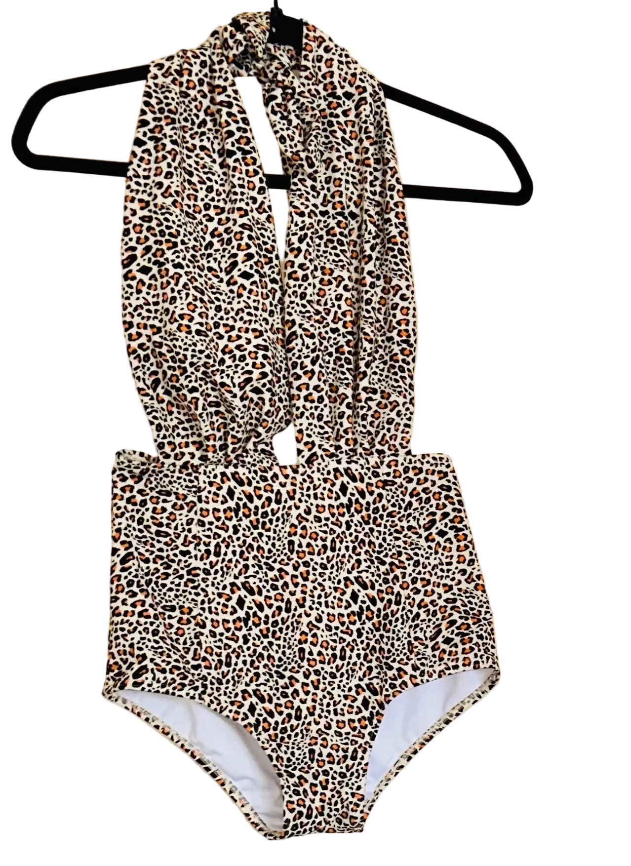 Leopard One Piece Swimsuit S
