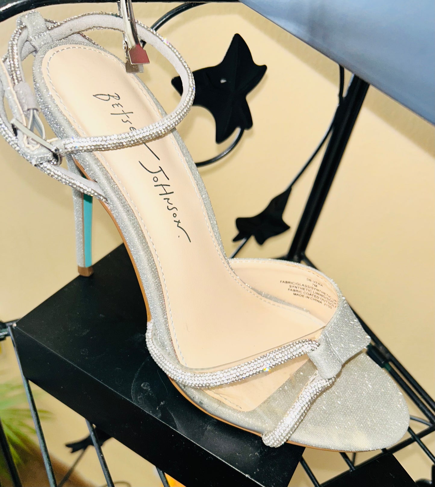 Betsy Johnson Silver Heels