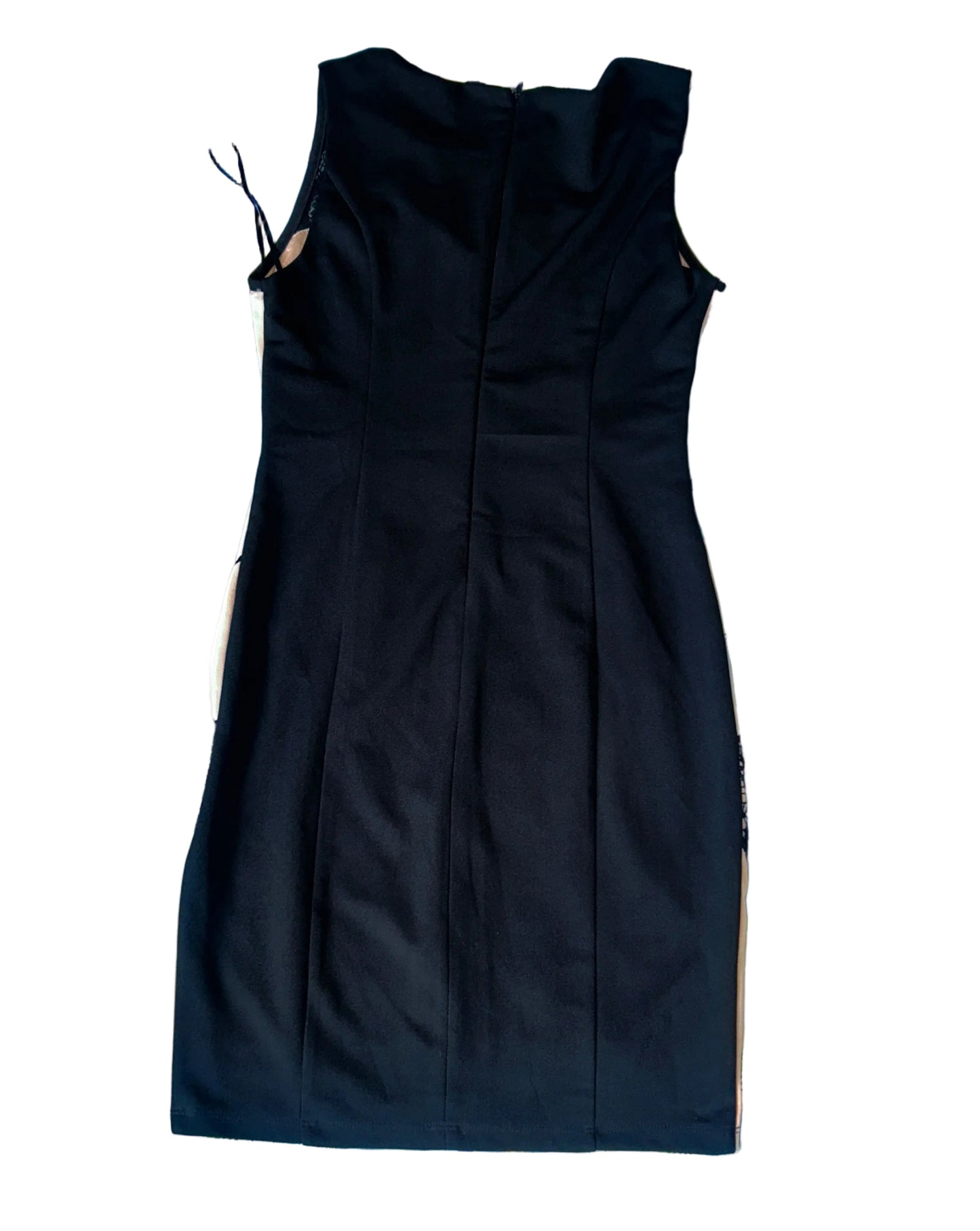 Nude/Blk Design Dress M