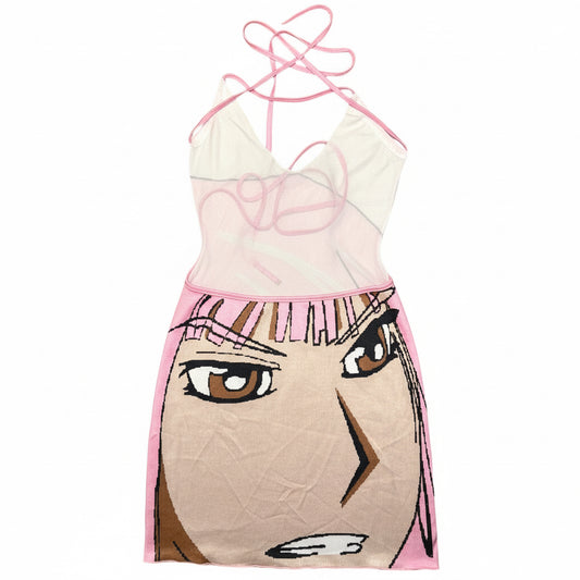 Anime Tie Up Openback Dress *Limited/NEW*