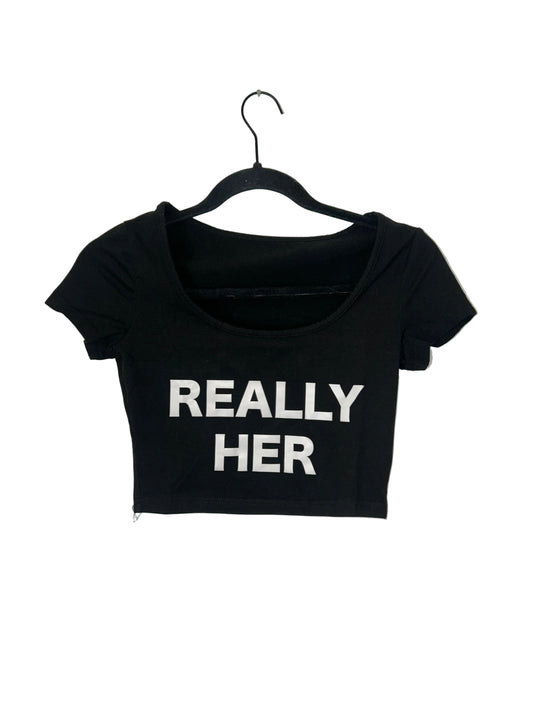 NuHer Black Crop