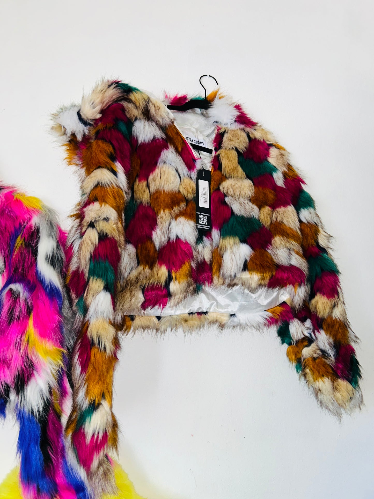 Faux Fur Rockstar Original Multicolor Jacket
