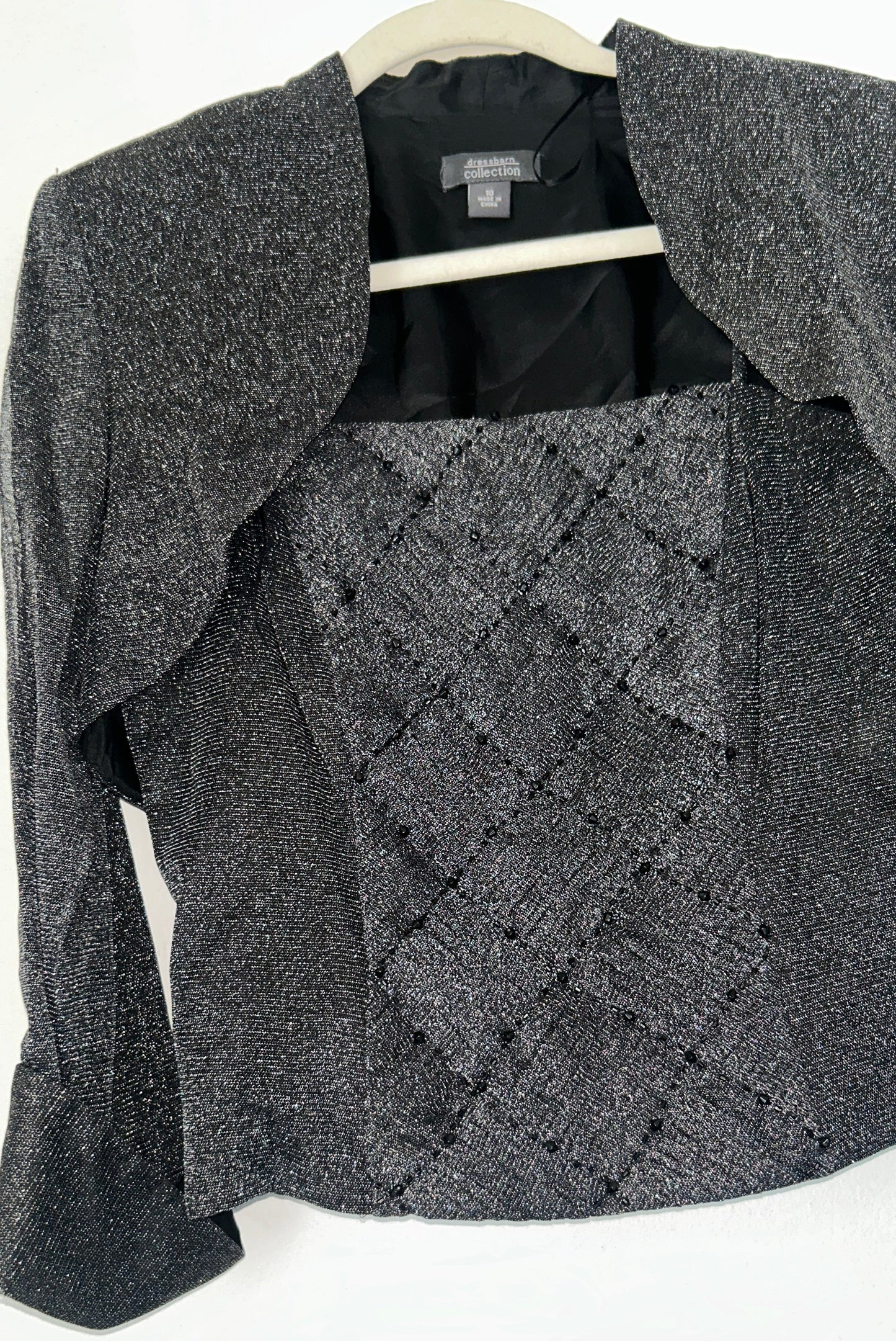 Dark Sparkle Top/Cover Set Dressy 10M