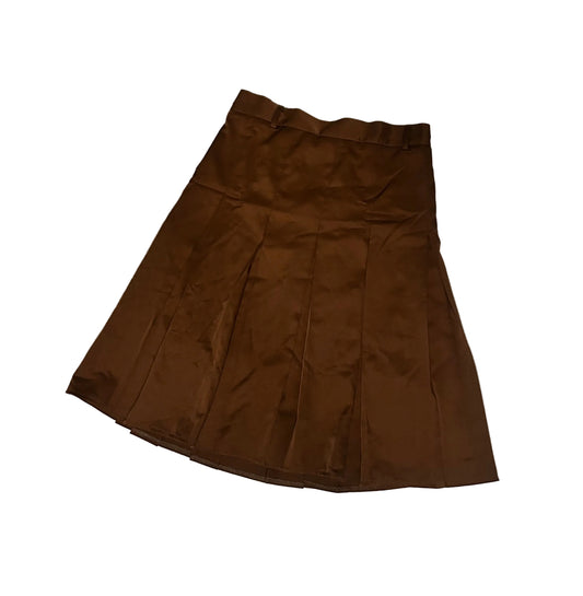 Skirt Brown Pleated M