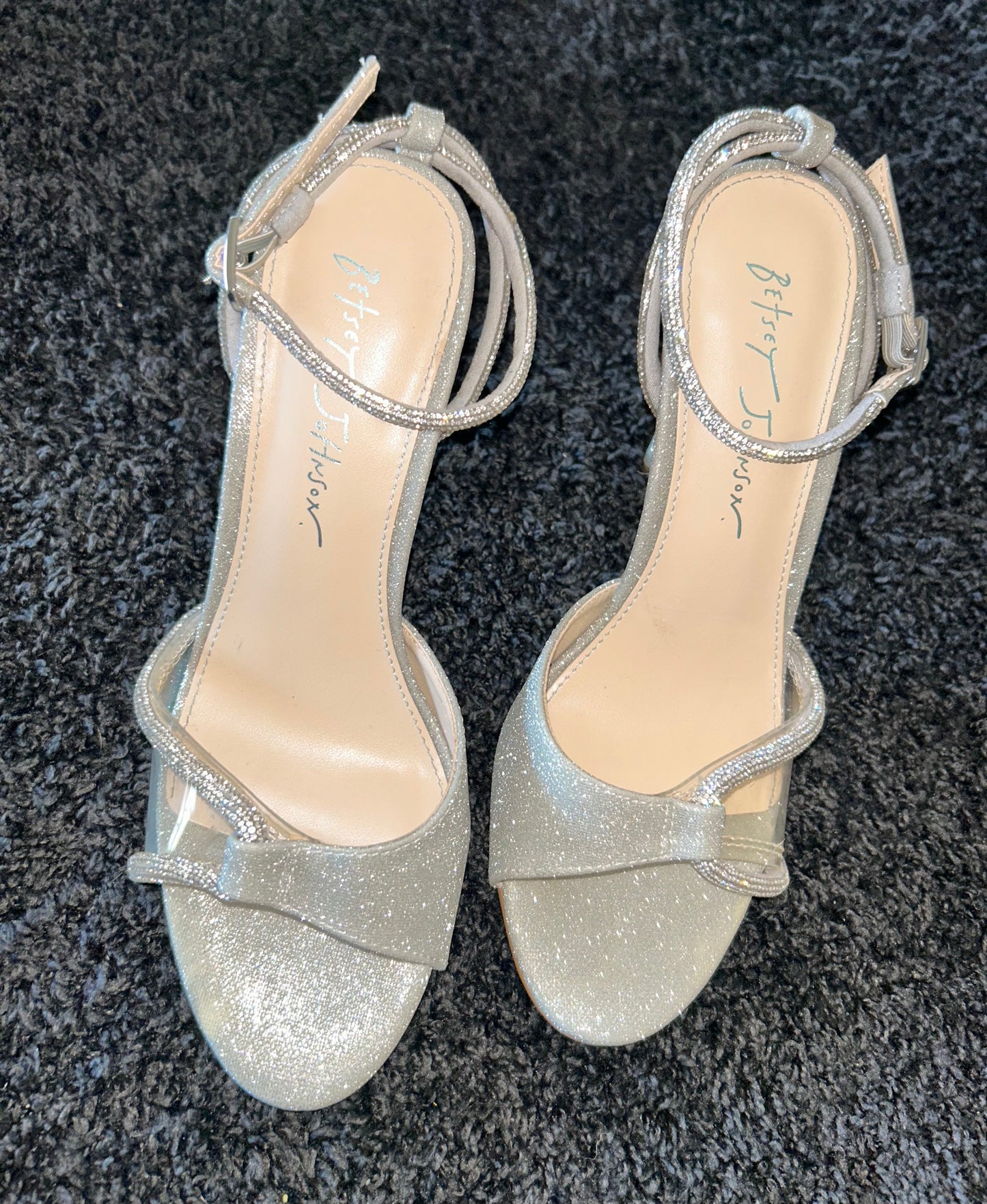 Betsy Johnson Silver Heels