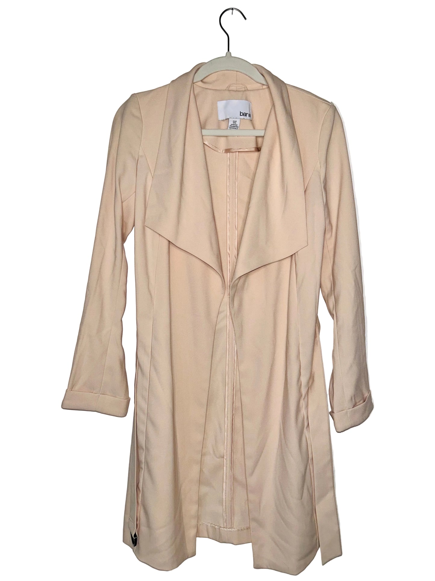 Light Peach Classy Trench XS