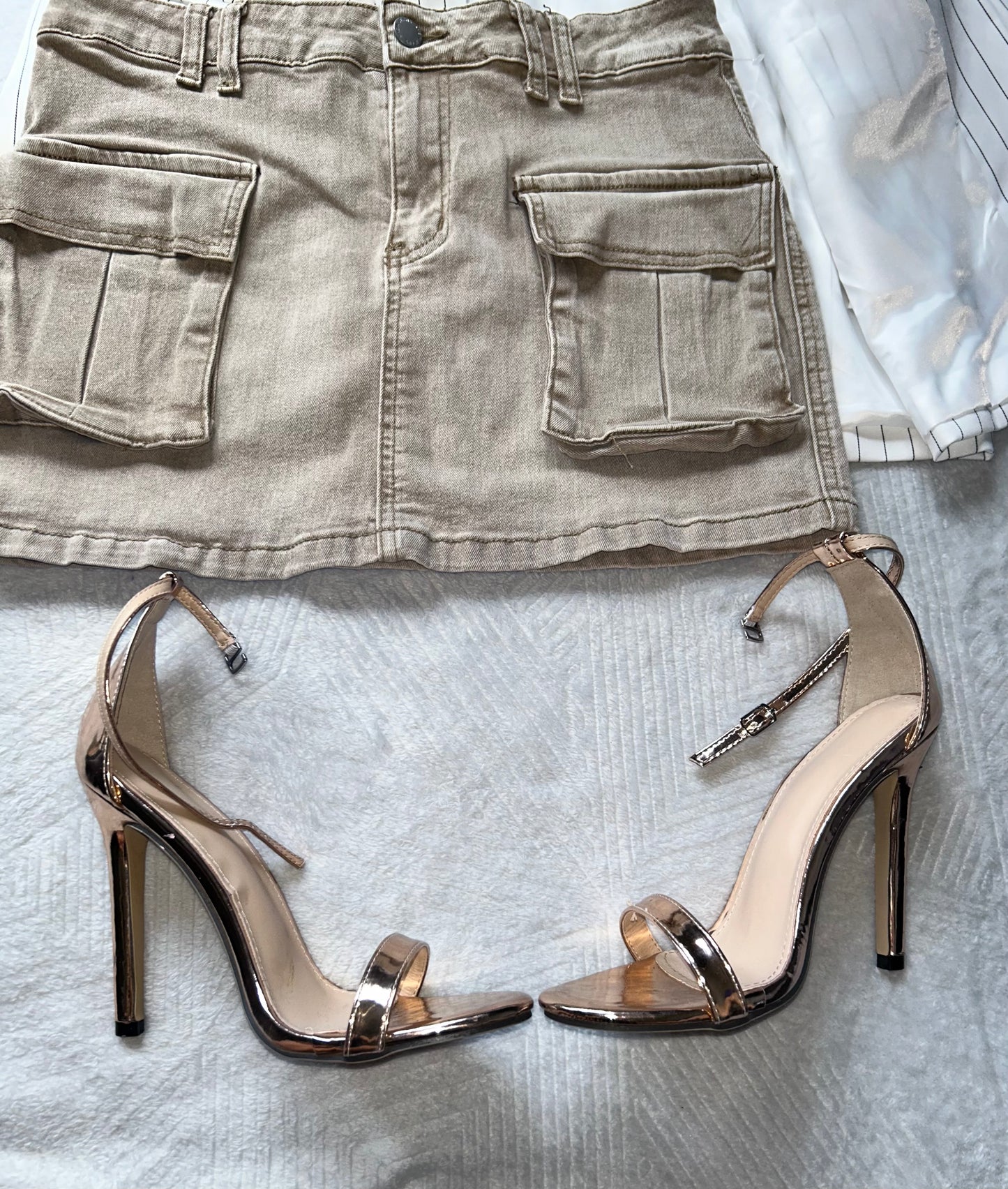 Metallic Copper Heels 8