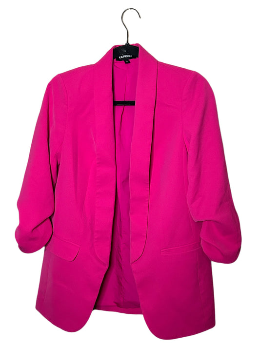 Hot Pink Long Blazer XS