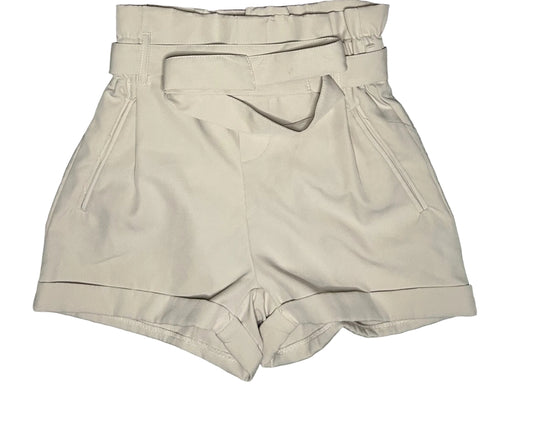 Light Grey Tieup Shorts M