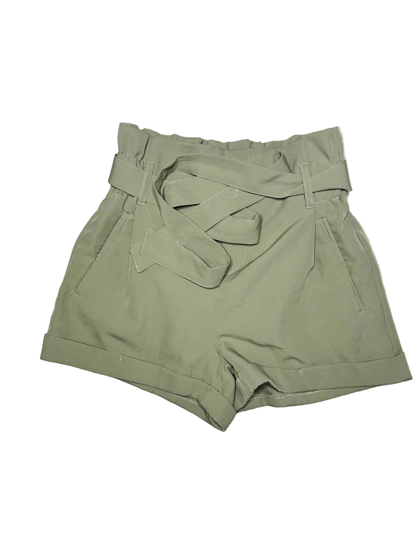 Clay Green Tieup Shorts M