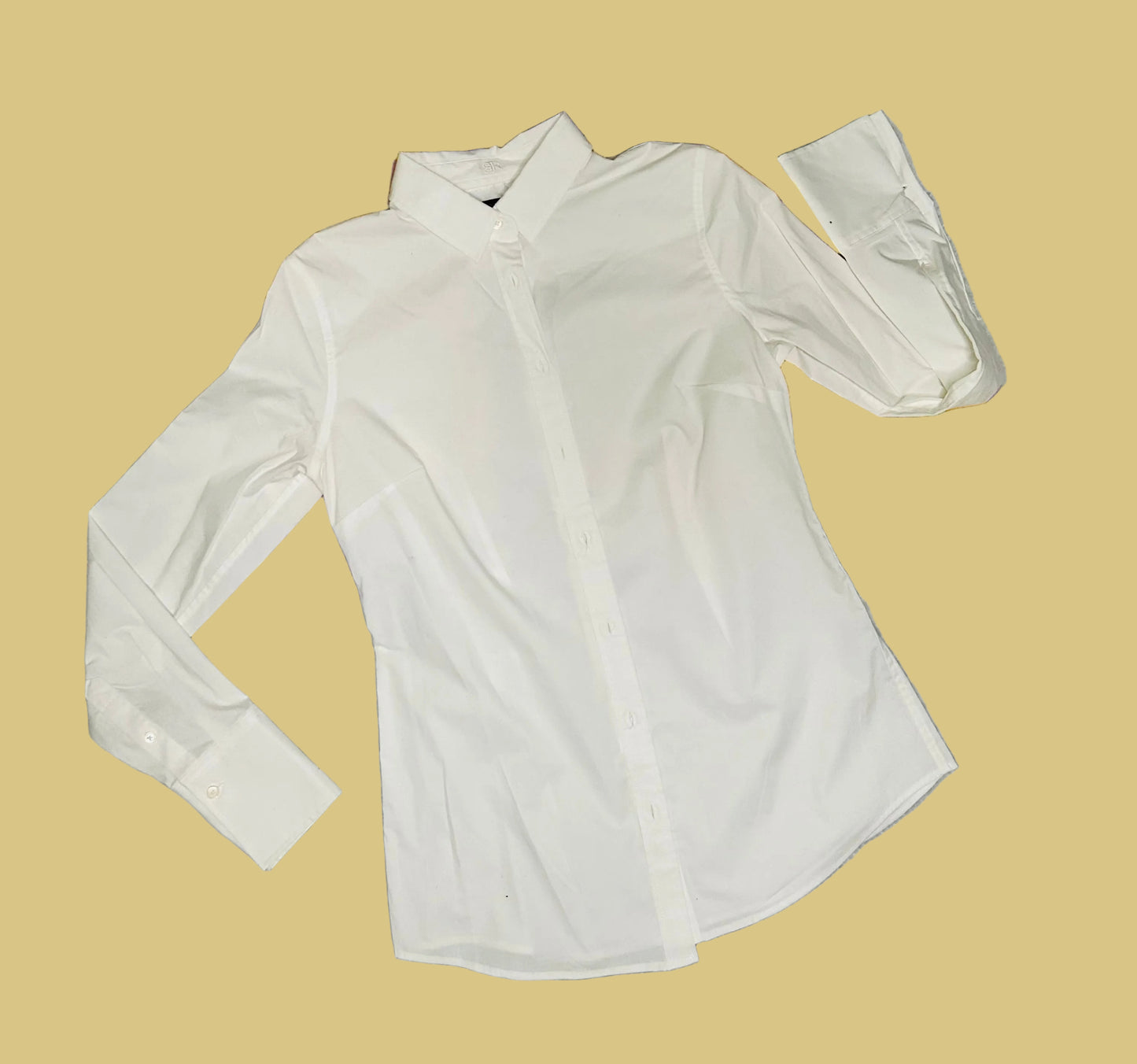 White Button Up Shirt S