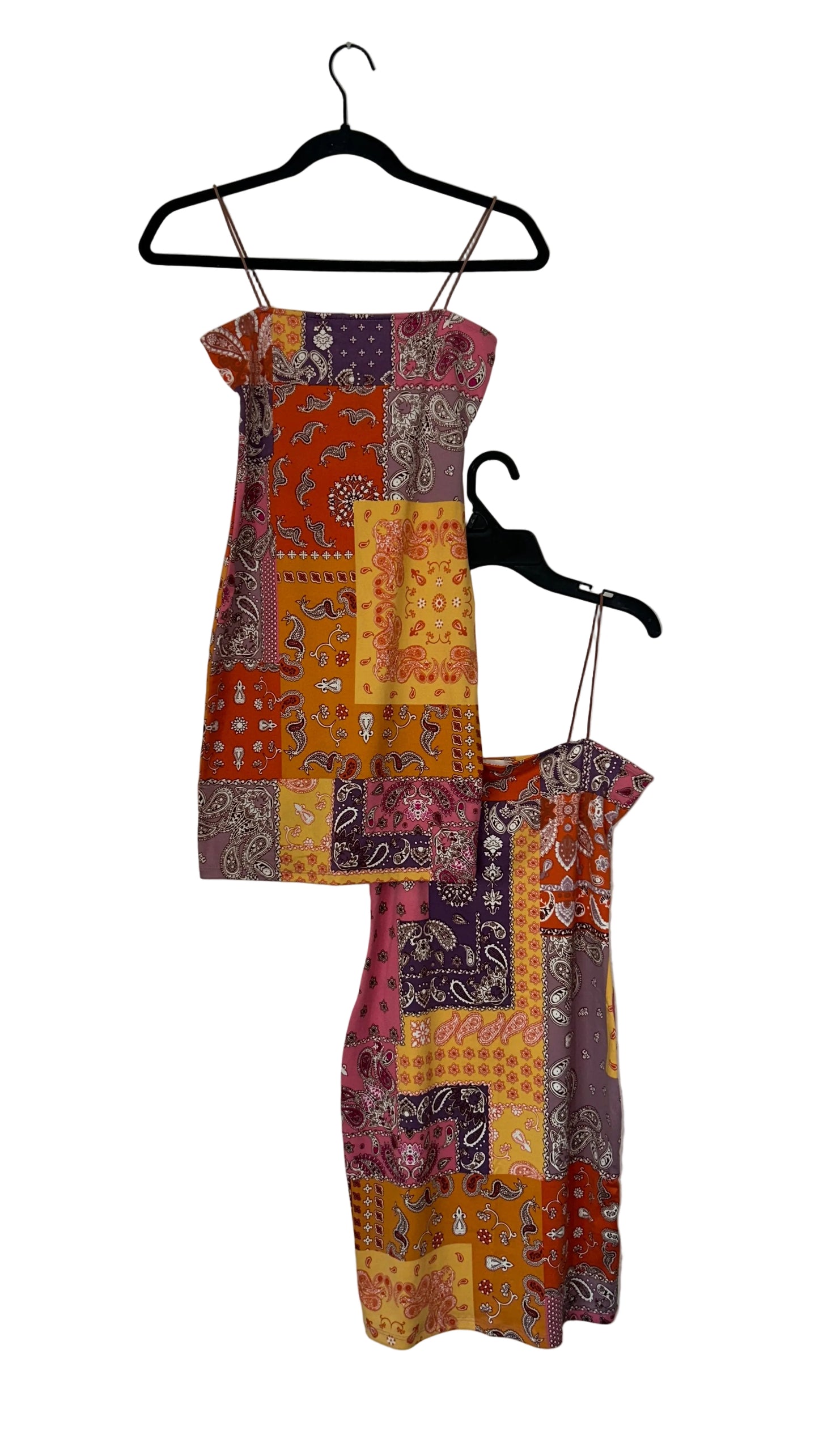 Pastel Bandana Maxi Dress L S