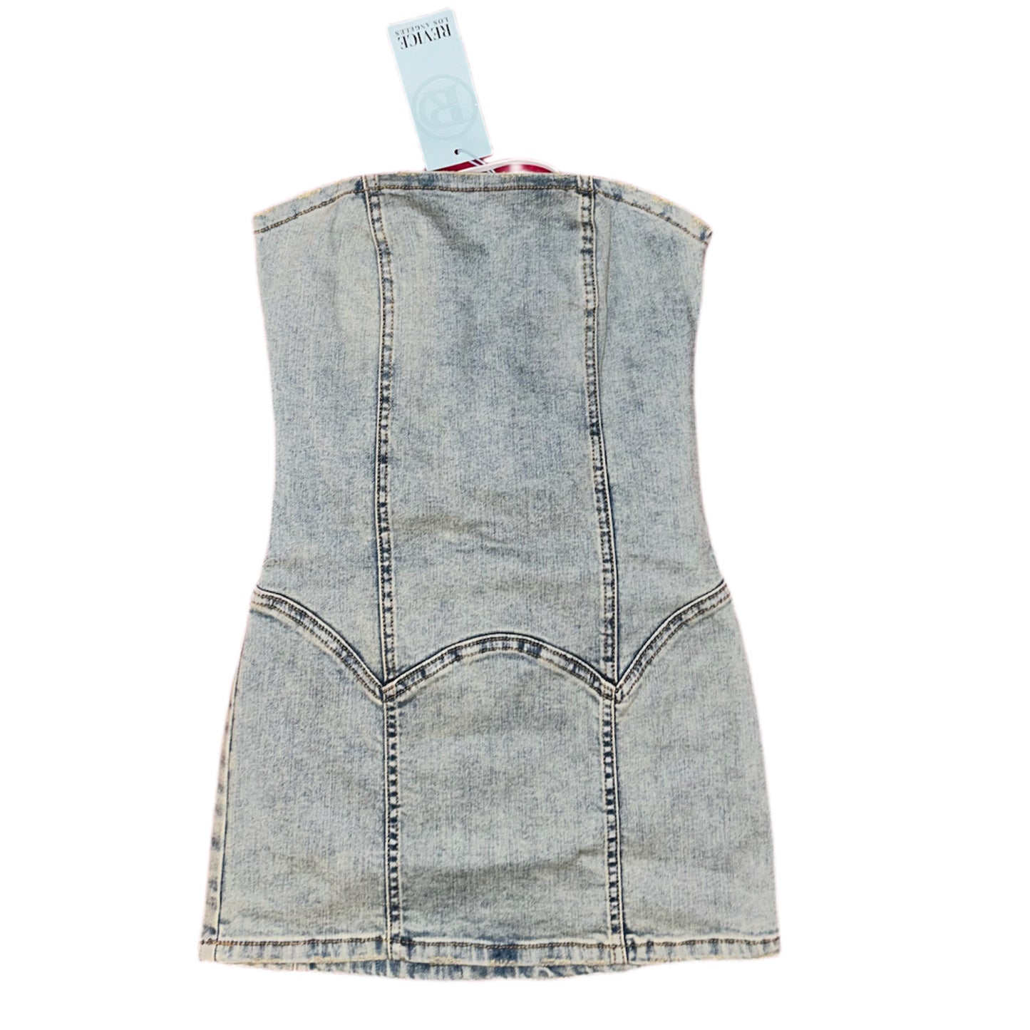 Denim Mini Tube Dress *NEW w/Tags*