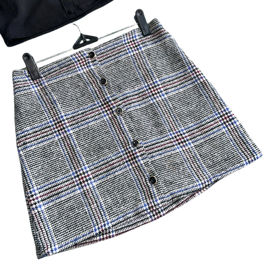 As If Button Down Plaid Skirt *NEW*