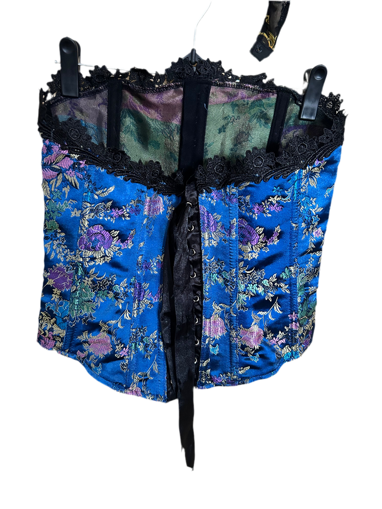 Blk/Purp/Blue Corset