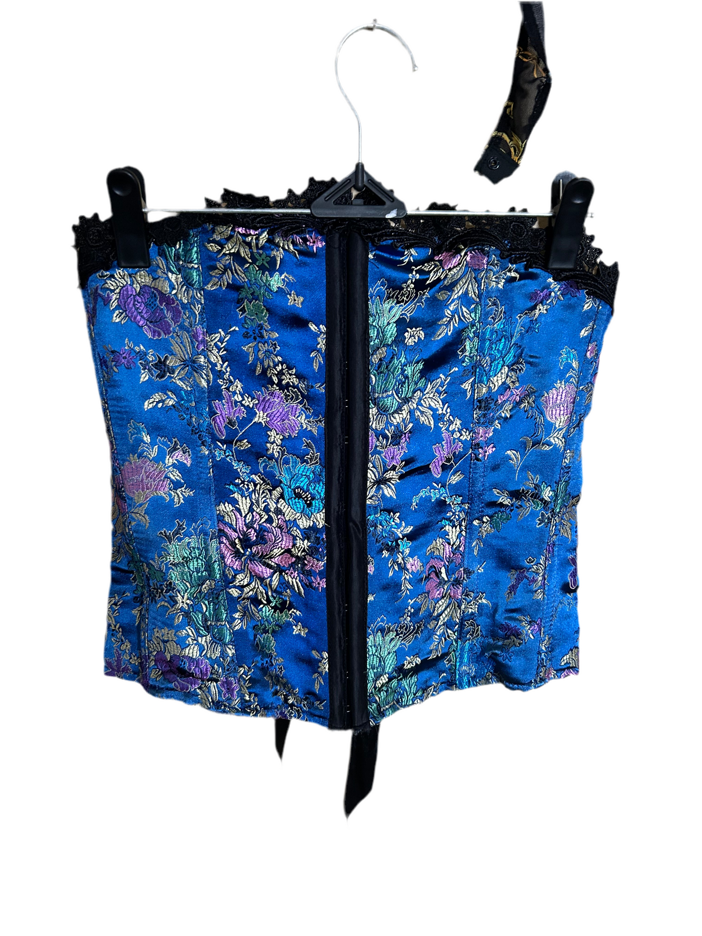 Blk/Purp/Blue Corset