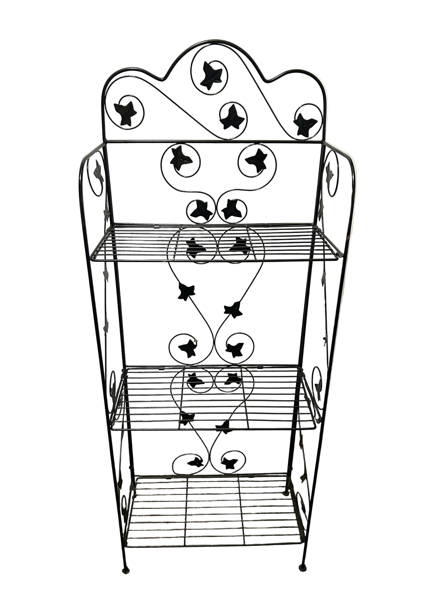 zThree Shelf Metal Shelf