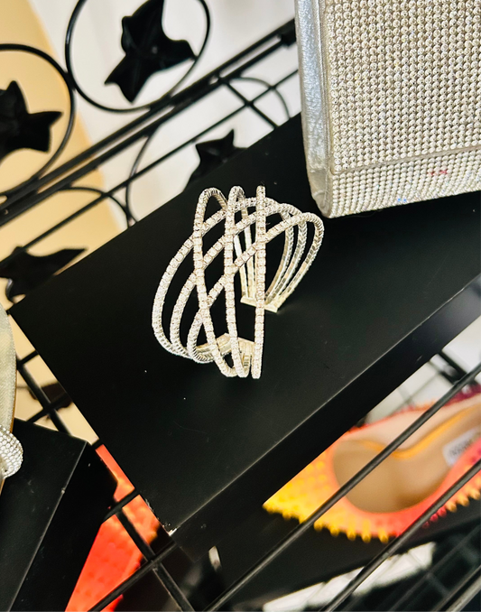 Silver Rhinestone Bracelet