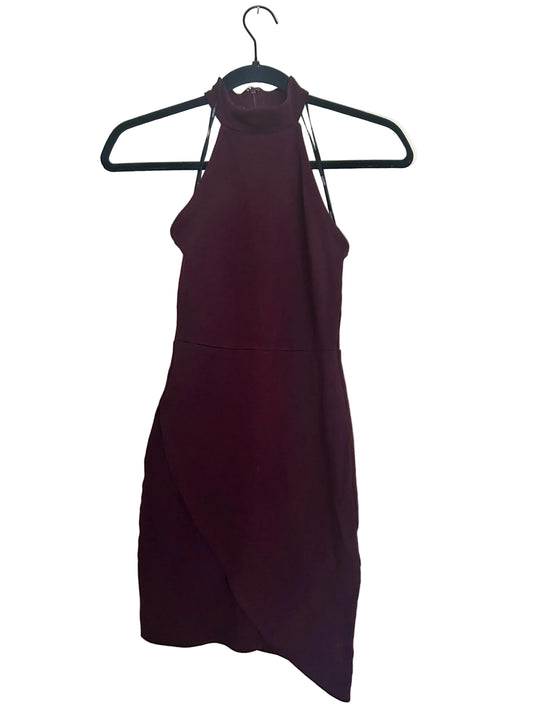Maroon Classic Dress S