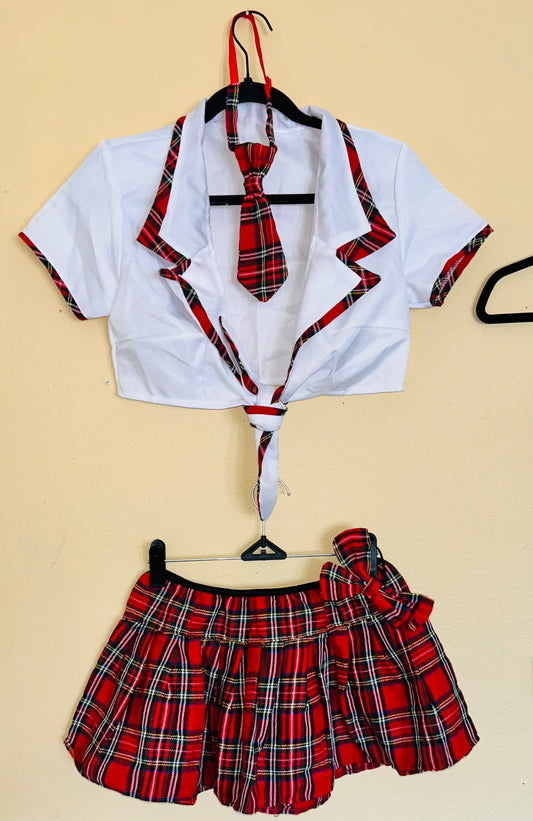 Charming Sexy Schoolgirl Set