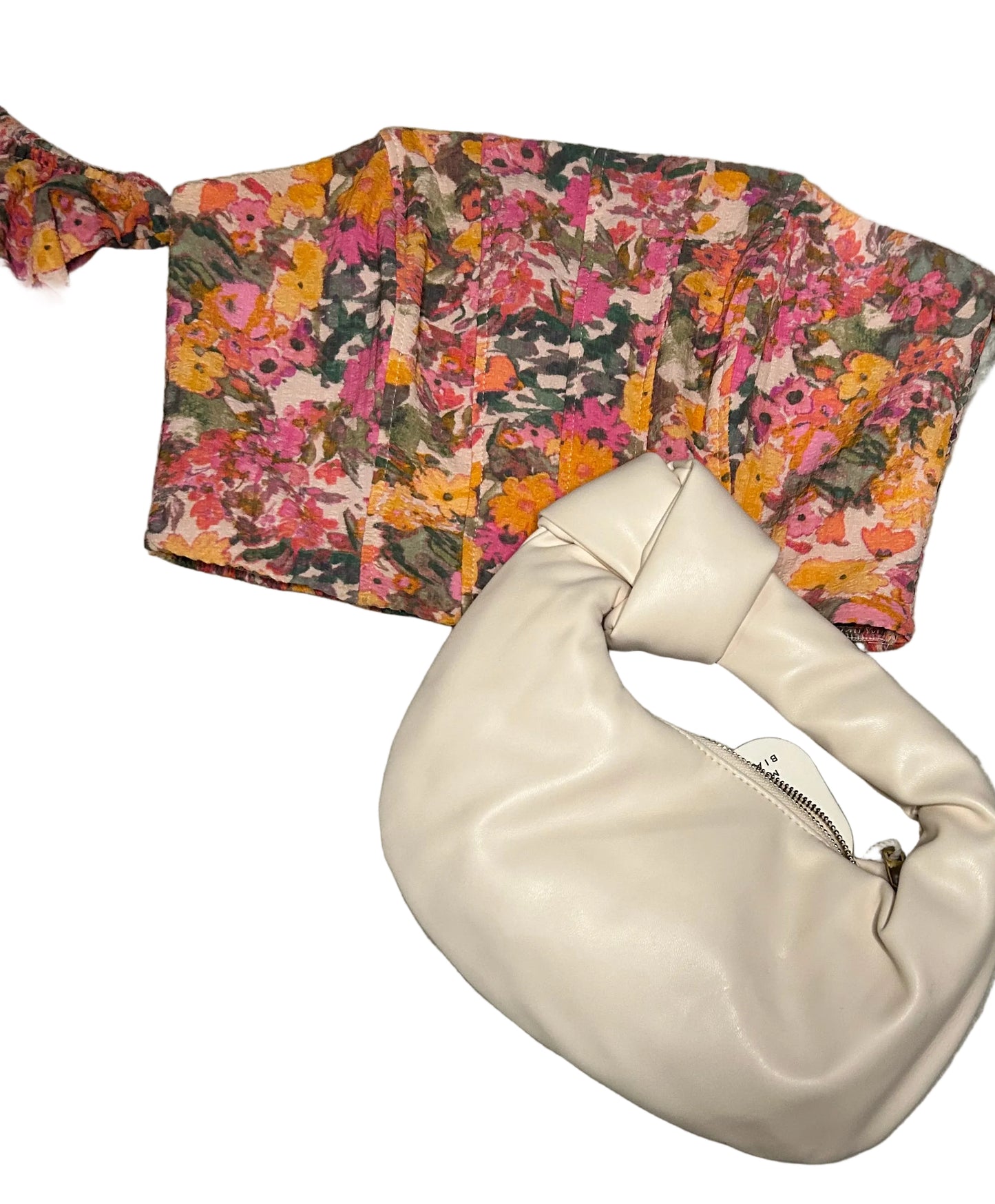 Bag Cream Asymmetrical