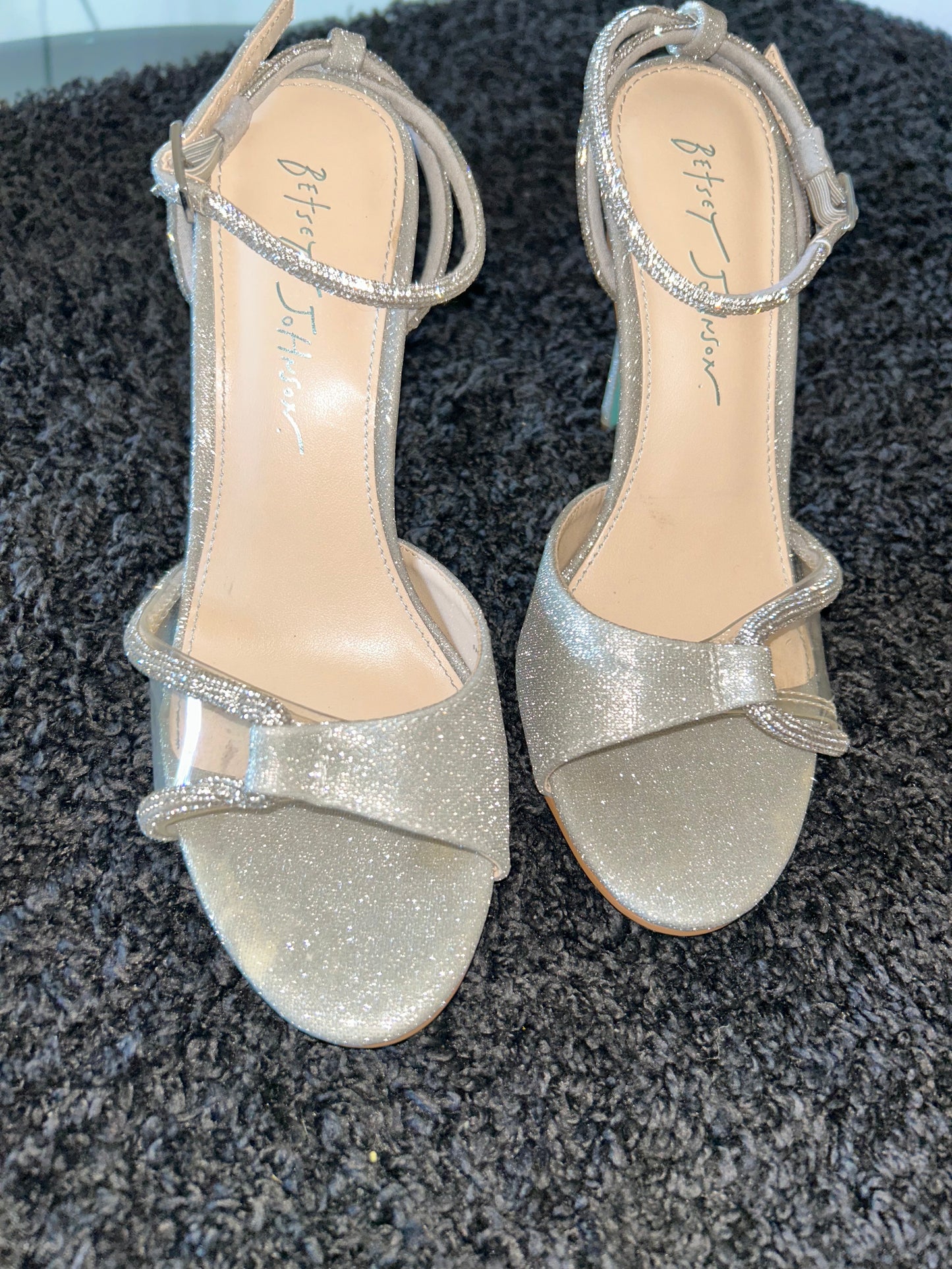 Betsy Johnson Silver Heels