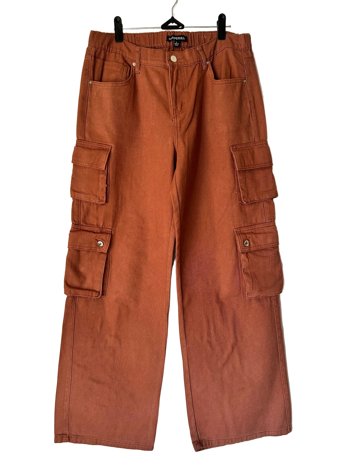 Brown Denim Pants L