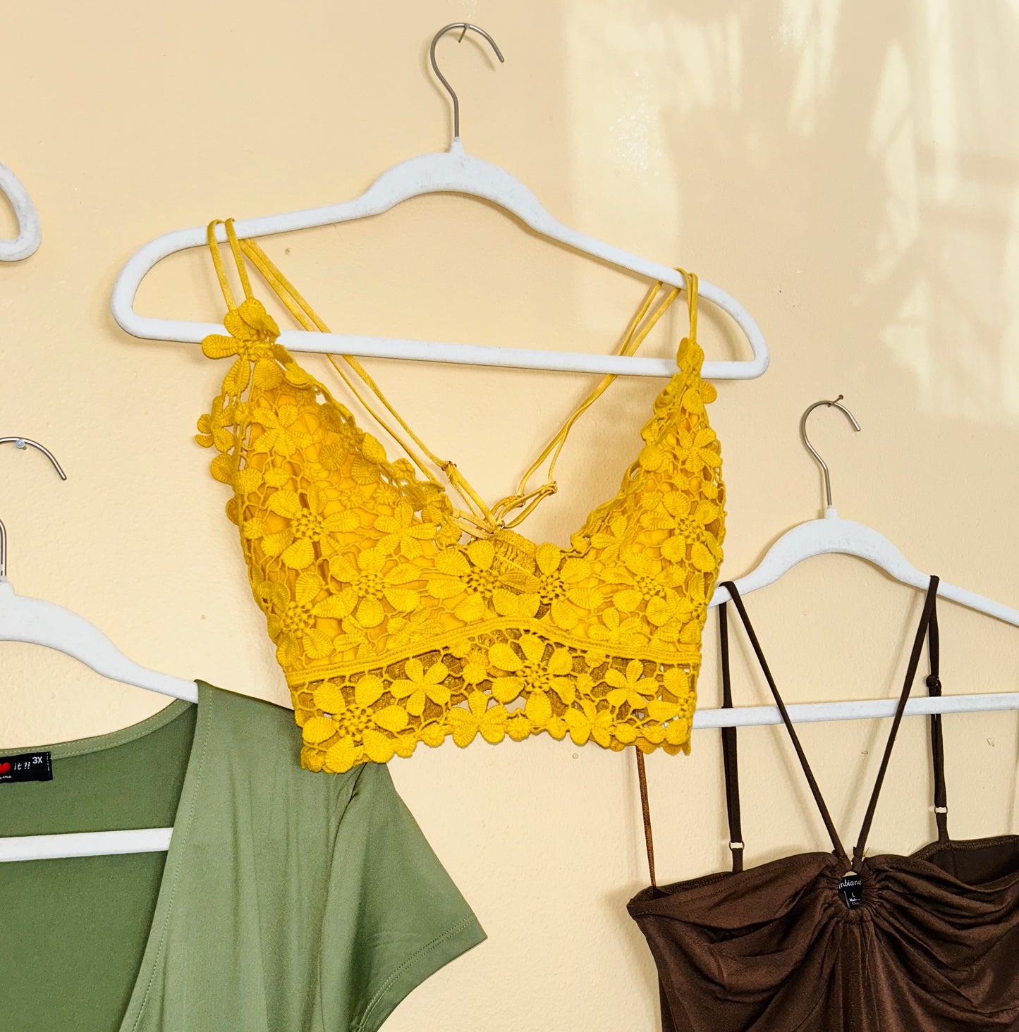 Mustard Floral Bralette *NEW*