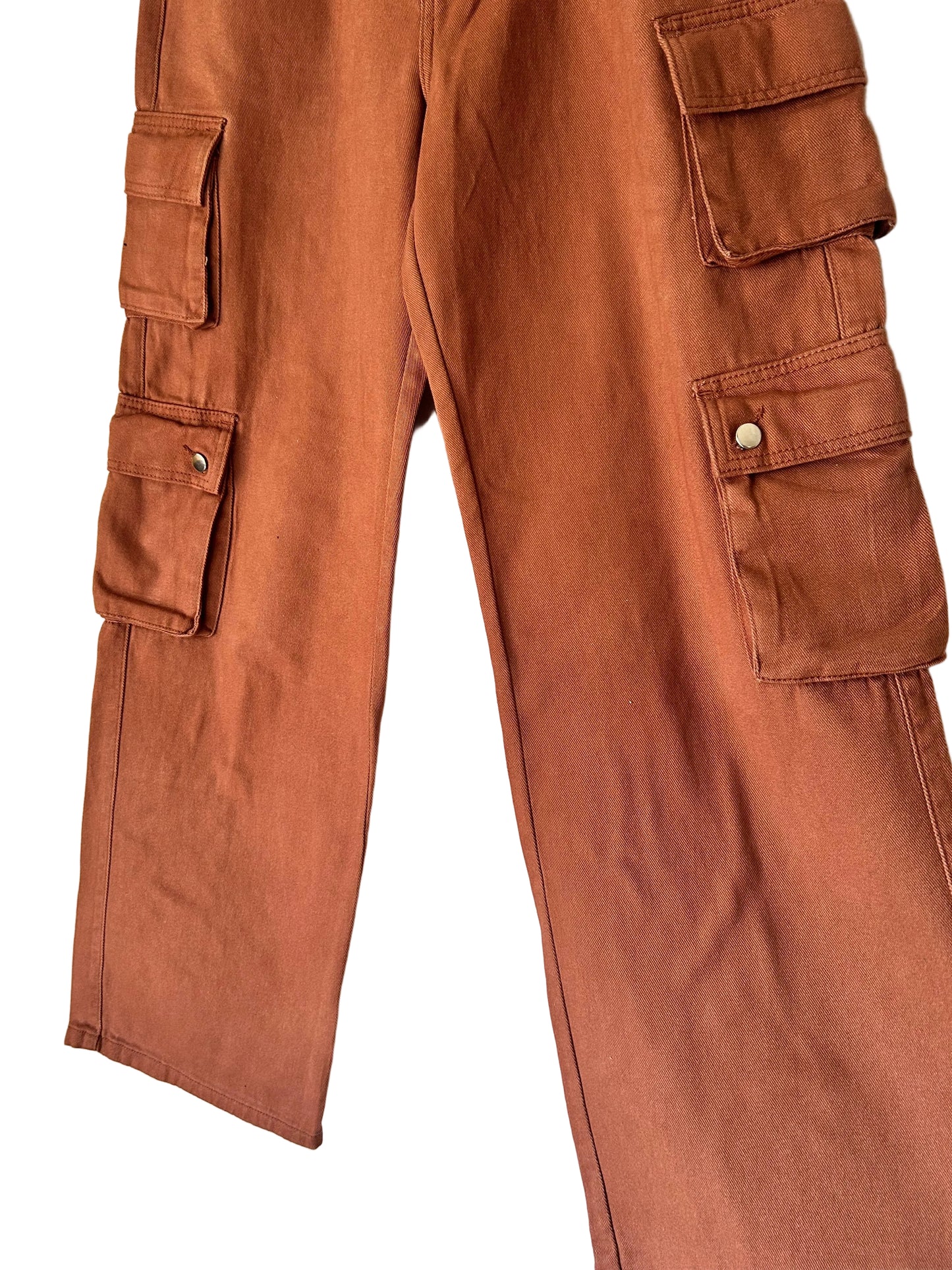 Brown Denim Pants L
