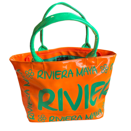 Orange/Green Riviera Maya Tote