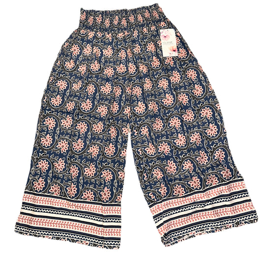 X3 Blue/Pink Chiffon Pants 3X