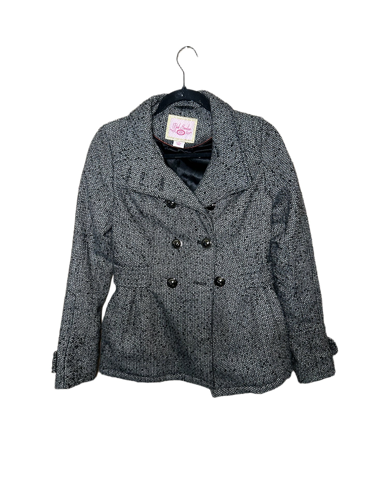 Grey Peacoat Blazer S
